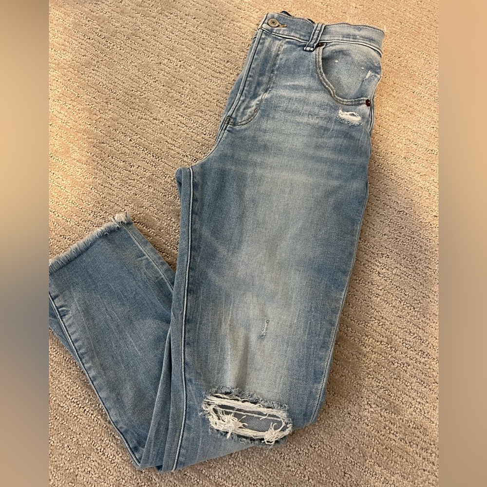 Abercrombie & Fitch Super Skinny Ankle Jeans Light Wash